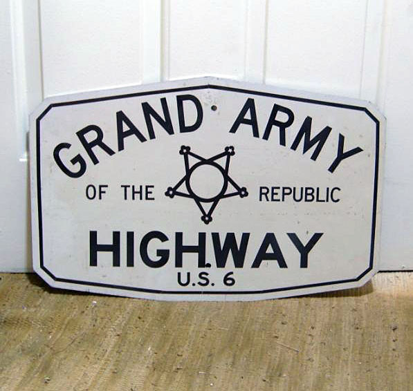 1970s highway marker.