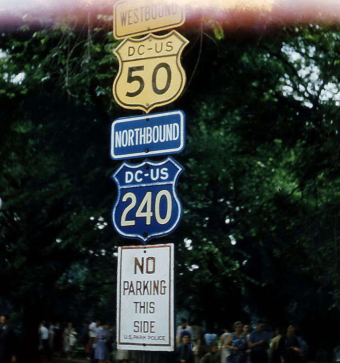 1950s highway markers.