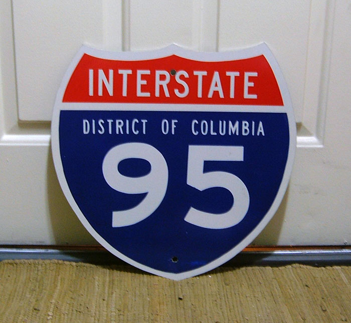 1950s highway marker.