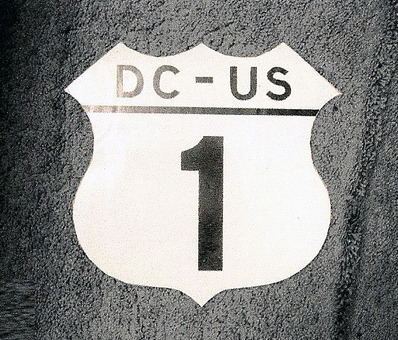1970s highway marker.