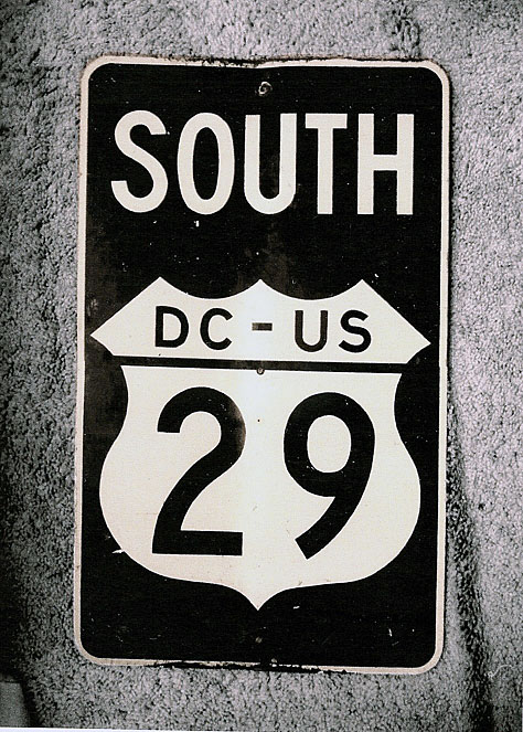 1970s highway marker.