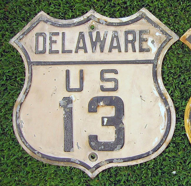 1920s highway marker.