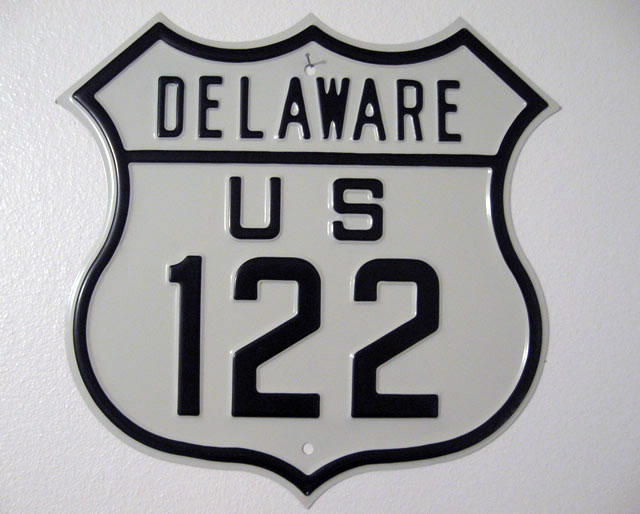 U.S. 122 traveled on what is now U.S. 202 to Delaware between 1926 and 1936.