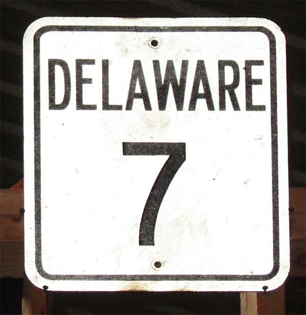 1950s highway marker.