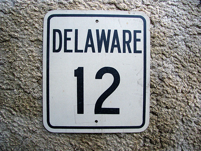 1950s highway marker.