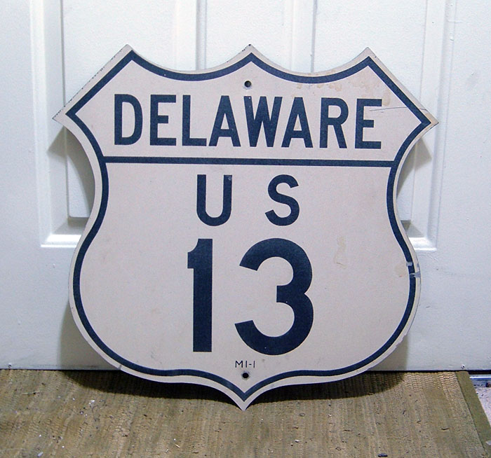 1950s highway marker.