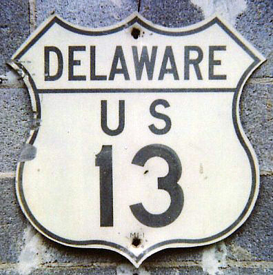 1950s highway marker.