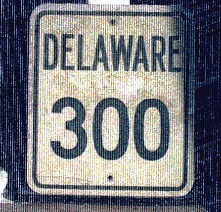 1950s highway marker.