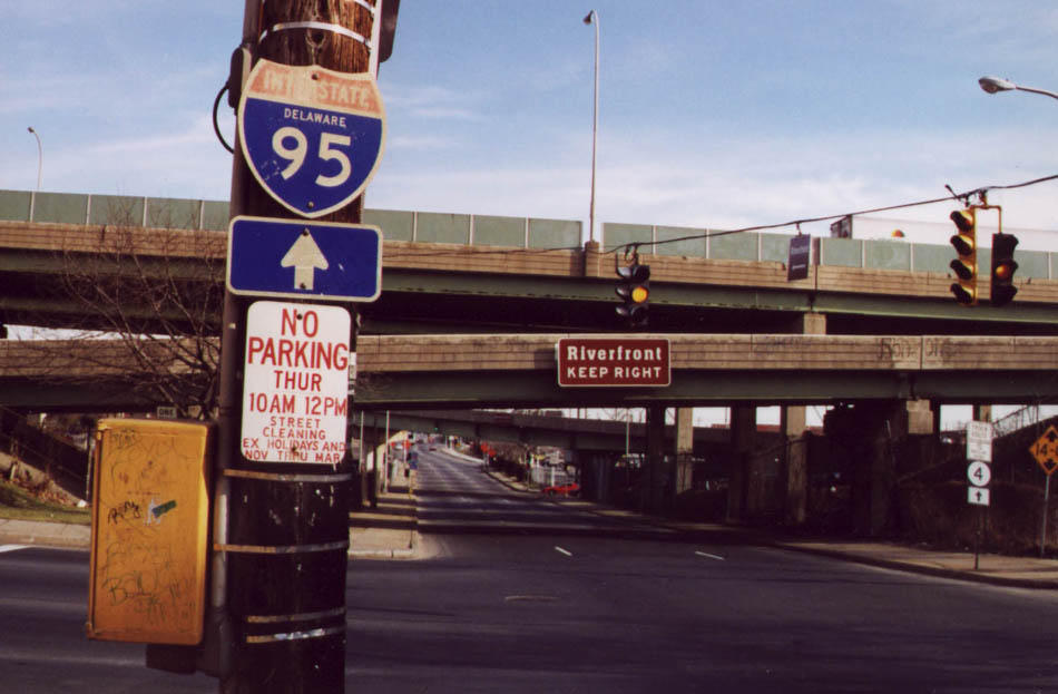 Lancaster Ave. at I-95 (replaced in 2000).