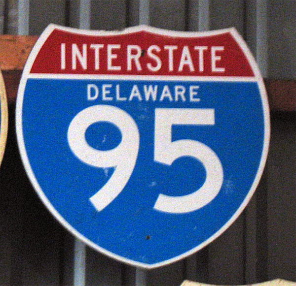 1970s highway marker.