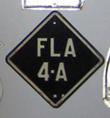 1930s highway marker.
