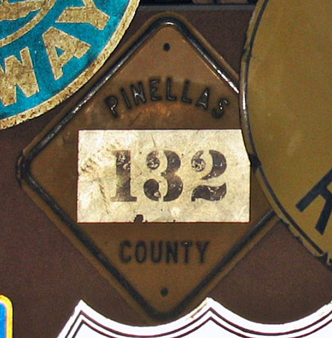 1950s highway marker.