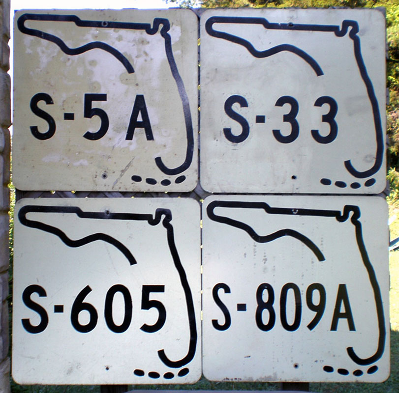 1950s highway marker.