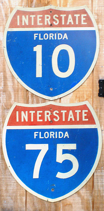 1960s highway marker.