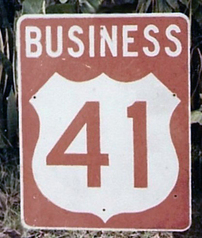 1960s highway marker.