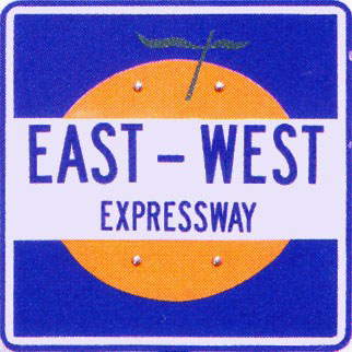 1970s highway marker.