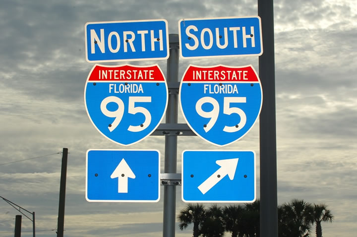 Florida 50 at Interstate 95.