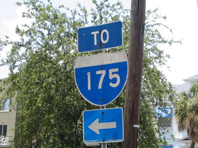 3rd Street north at 4th Avenue westbound - east of the terminus of Interstate 175.