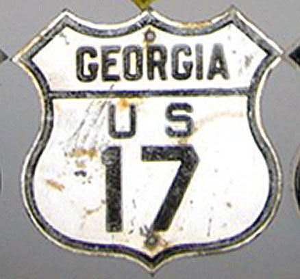 1920s highway marker.