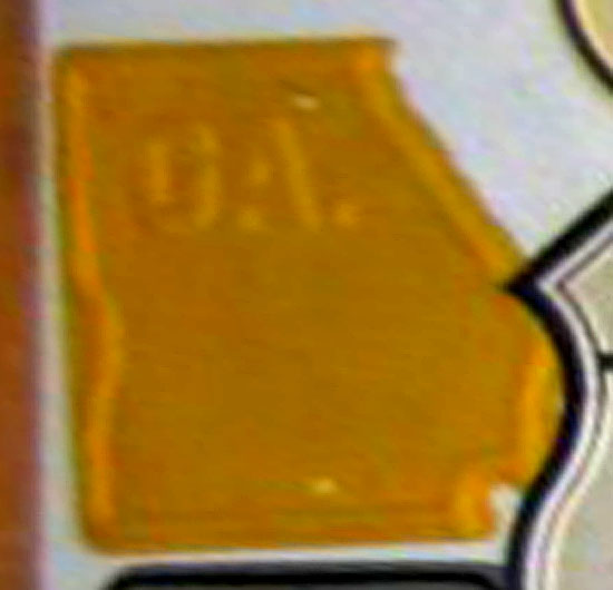 1930s highway marker.