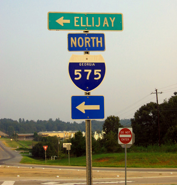 Exit 22 interchange.