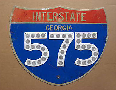 1980s highway marker.
