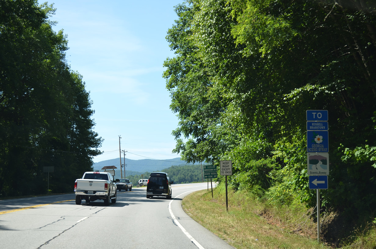 U.S. 19 & 129 south at Georgia 180 east in Union County.