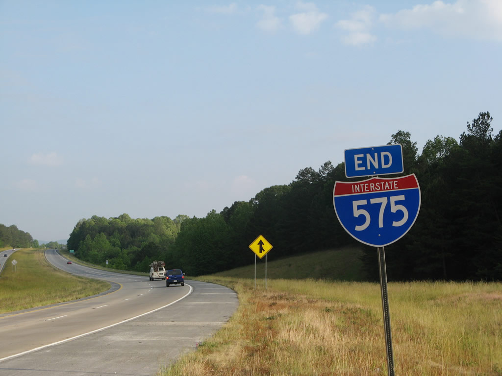 Northbound end shield.