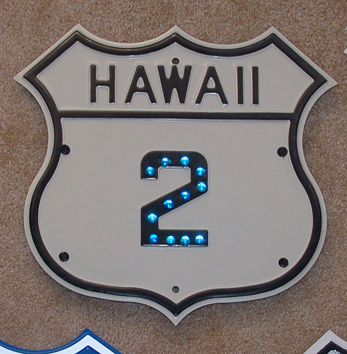 1940s highway marker.