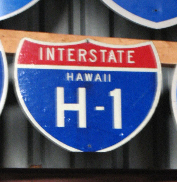 1950s highway marker.