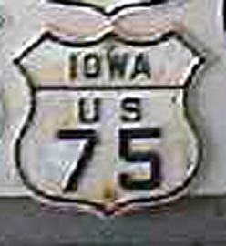 1920s highway marker.