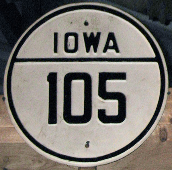 1930s highway marker.