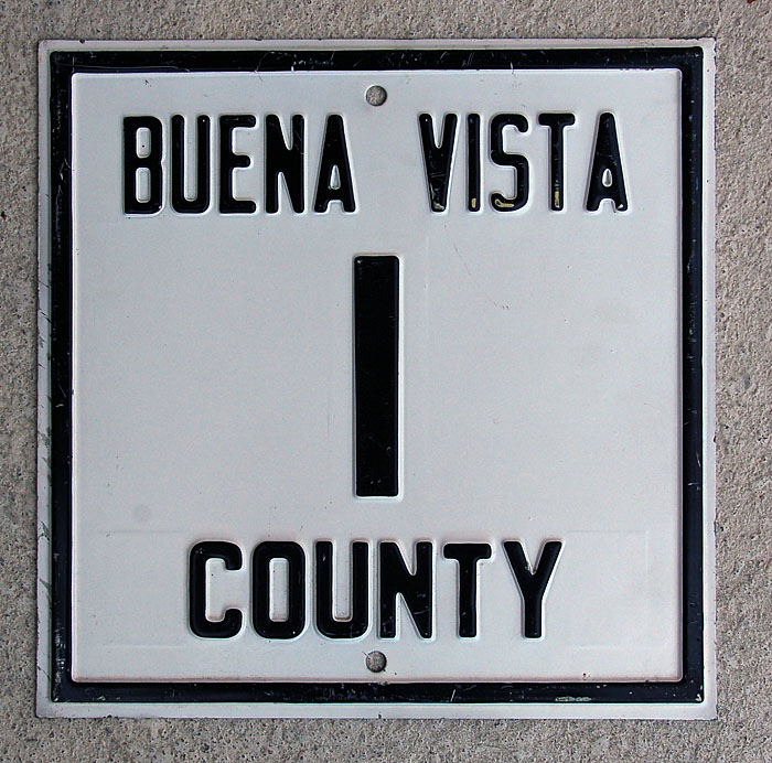 1930s highway marker.