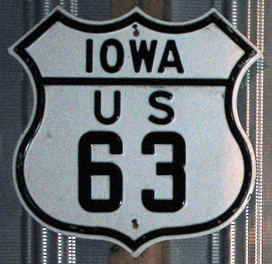1940s highway marker.