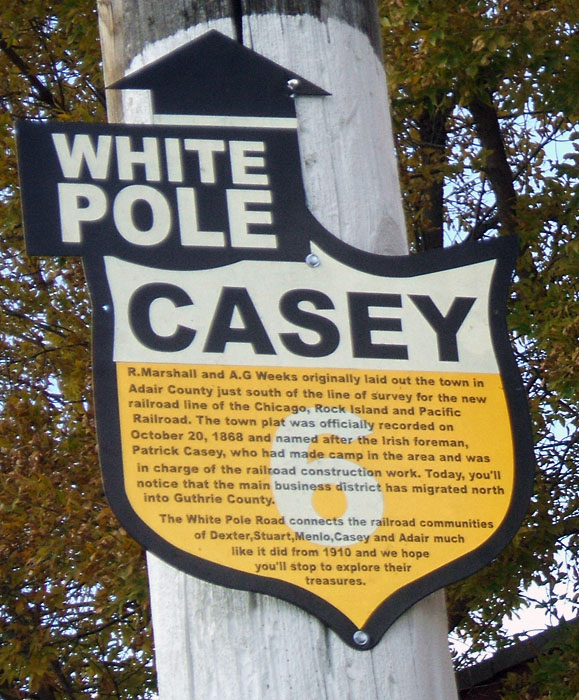The <a href="http://www.whitepoleroad.com/history.html">White Pole Road</a>, dating back to 1910, became state route 7 in 1922, US-32 in 1926, then US-6 in 1931, and was bypassed in the 1960s.