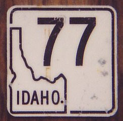1950s highway marker.