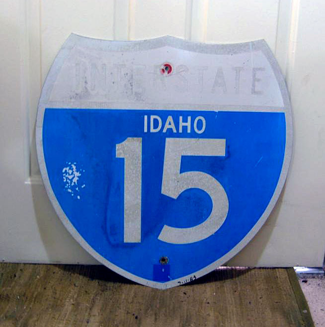 1970s highway marker.