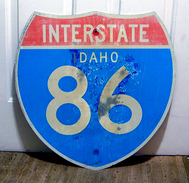 1970s highway marker.