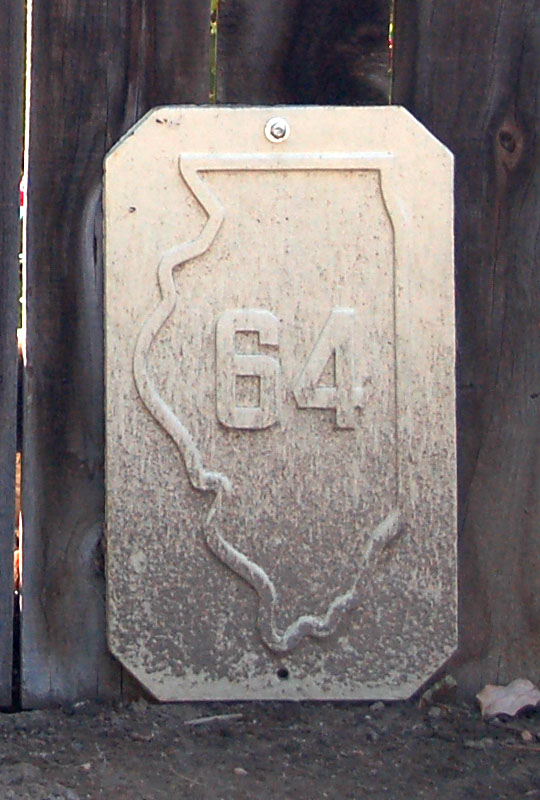 1920s highway marker.