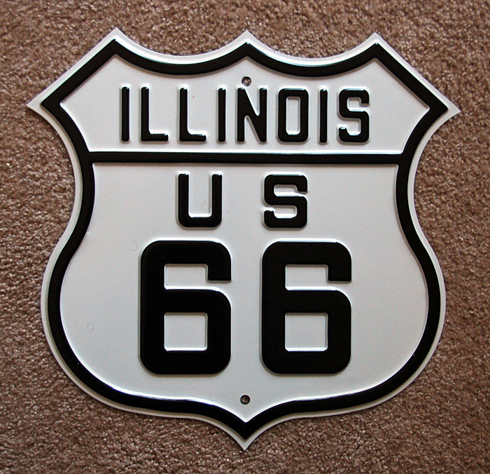 1930s highway marker.