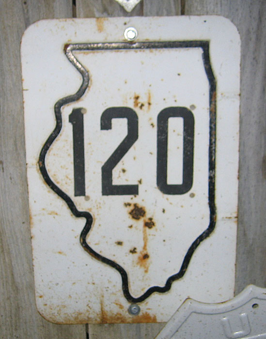 1940s highway marker.