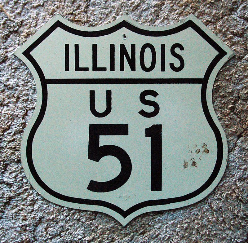 1950s highway marker.