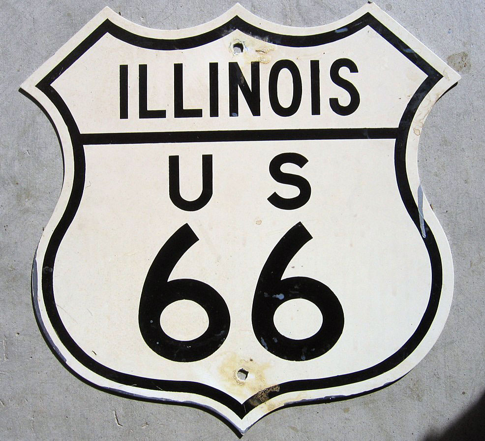 1970s highway marker.