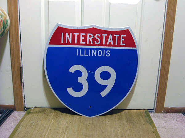 1980s highway marker.