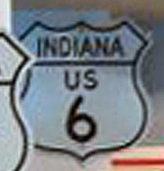 1950s highway marker.