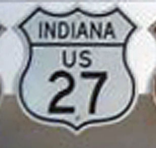 1950s highway marker.