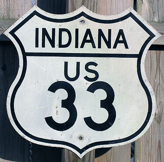 1950s highway marker.