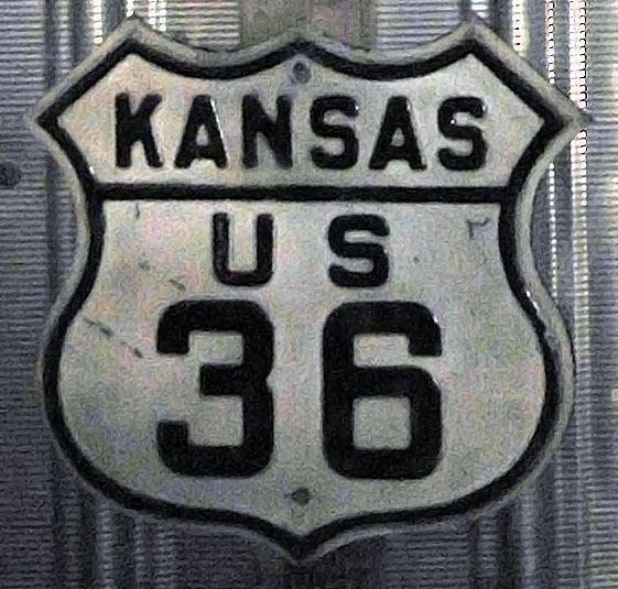 1920s highway marker.