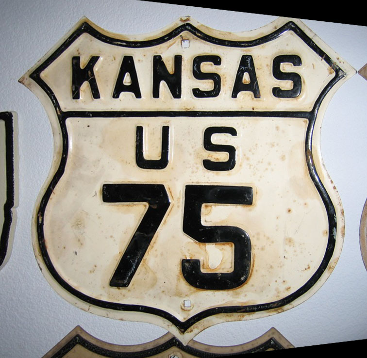 1920s highway marker.