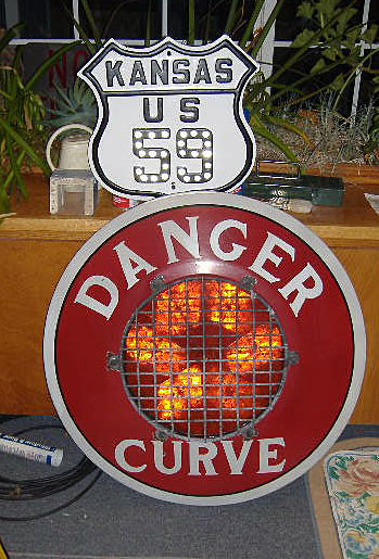 1930s highway marker.